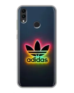 Чохол для Huawei Honor 8C з картинкою «Неоновий Adidas»