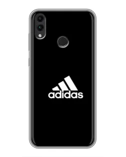 Чохол для Huawei Honor 8C з картинкою «Чорна класика Adidas»