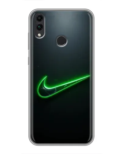 Чохол для Huawei Honor 8C з картинкою «Неоновий контур Nike» Чохол для Huawei Honor 8C з картинкою «Неоновий контур Nike»