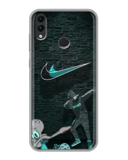 Чохол для Huawei Honor 8C з картинкою «Спортивний арт Nike» Чохол для Huawei Honor 8C з картинкою «Спортивний арт Nike»