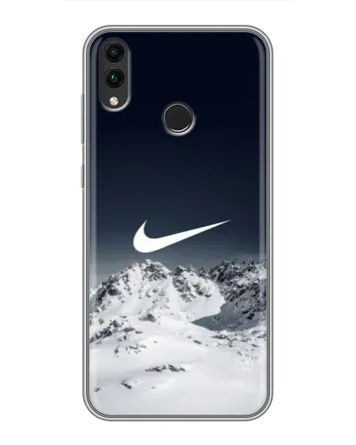 Чохол для Huawei Honor 8C з картинкою «Nike — зимові гори» Чохол для Huawei Honor 8C з картинкою «Nike — зимові гори»