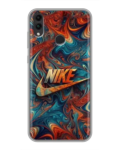Чохол для Huawei Honor 8C з картинкою «Nike в абстракції» Чохол для Huawei Honor 8C з картинкою «Nike в абстракції»