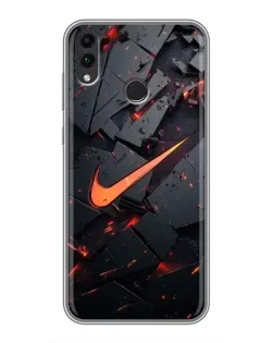 Чохол для Huawei Honor 8C з картинкою «Nike — ефект розломів» Чохол для Huawei Honor 8C з картинкою «Nike — ефект розломів»