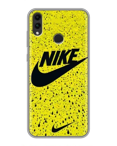 Чохол для Huawei Honor 8C з картинкою «Жовтий текстурний Nike» Чохол для Huawei Honor 8C з картинкою «Жовтий текстурний Nike»