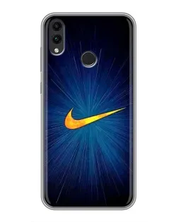 Чохол для Huawei Honor 8C з картинкою «Синій пульс Nike» Чохол для Huawei Honor 8C з картинкою «Синій пульс Nike»