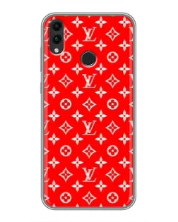 Чехол для Huawei Honor 8C с картинкой «Яркий паттерн LV»