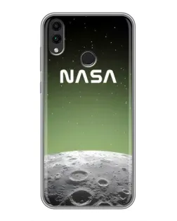 Чехол для Huawei Honor 8C с картинкой «NASA — лунный градиент» Чехол для Huawei Honor 8C с картинкой «NASA — лунный градиент»