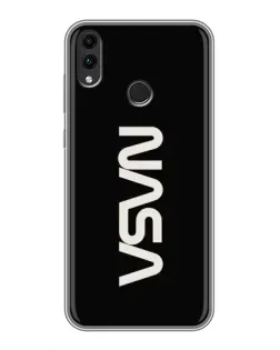 Чехол для Huawei Honor 8C с картинкой «NASA — вертикальный логотип» Чехол для Huawei Honor 8C с картинкой «NASA — вертикальный логотип»