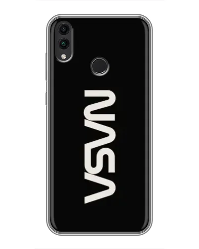 Чехол для Huawei Honor 8C с картинкой «NASA — вертикальный логотип»
