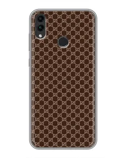 Чохол для Huawei Honor 8C з картинкою «Gucci — шоколадна сітка» Чохол для Huawei Honor 8C з картинкою «Gucci — шоколадна сітка»