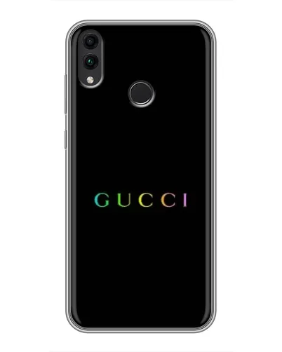 Чехол для Huawei Honor 8C с картинкой «Gucci — неоновый минимализм» Чехол для Huawei Honor 8C с картинкой «Gucci — неоновый минимализм»