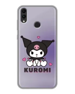Чохол для Huawei Honor 8C з картинкою «Kuromi — фіолетовий арт»