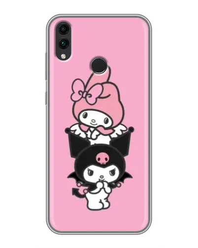Чохол для Huawei Honor 8C з картинкою «My Melody та Kuromi»