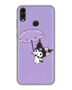 Чохол для Huawei Honor 8C з картинкою «Kuromi з парасолькою»