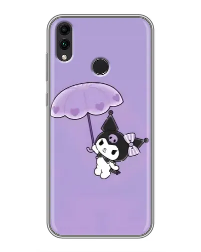 Чохол для Huawei Honor 8C з картинкою «Kuromi з парасолькою»