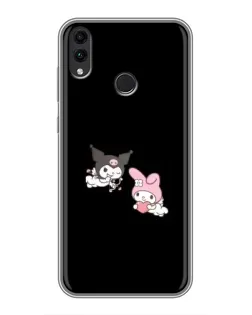 Чохол для Huawei Honor 8C з картинкою «My Melody та Kuromi»