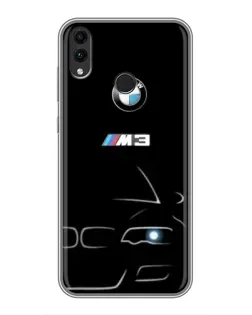 Чохол для Huawei Honor 8C з картинкою «Мінімалістичний принт BMW M3»