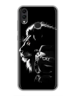 Чохол для Huawei Honor 8C з картинкою «BMW та лев»