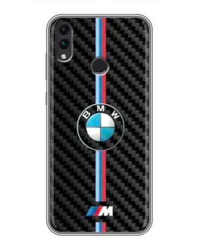 Чохол для Huawei Honor 8C з картинкою «Емблема BMW та карбон» Чохол для Huawei Honor 8C з картинкою «Емблема BMW та карбон»