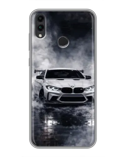 Чохол для Huawei Honor 8C з картинкою «BMW крізь туман» Чохол для Huawei Honor 8C з картинкою «BMW крізь туман»