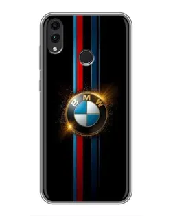 Чохол для Huawei Honor 8C з картинкою «BMW M-Power неон»