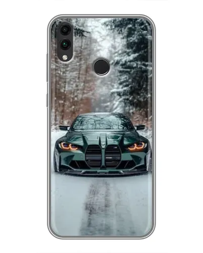 Чохол для Huawei Honor 8C з картинкою «BMW у зимовому лісі» Чохол для Huawei Honor 8C з картинкою «BMW у зимовому лісі»