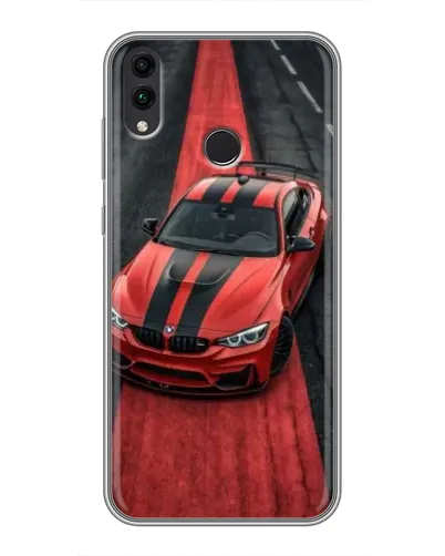 Чохол для Huawei Honor 8C з картинкою «BMW на червоній доріжці» Чохол для Huawei Honor 8C з картинкою «BMW на червоній доріжці»