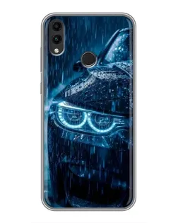 Чохол для Huawei Honor 8C з картинкою «BMW під дощем»