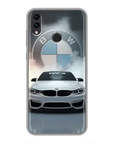 Чохол для Huawei Honor 8C з картинкою «BMW в білому диму» Чохол для Huawei Honor 8C з картинкою «BMW в білому диму»