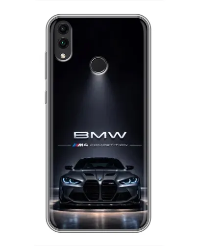 Чохол для Huawei Honor 8C з картинкою «BMW крізь нічне місто» Чохол для Huawei Honor 8C з картинкою «BMW крізь нічне місто»