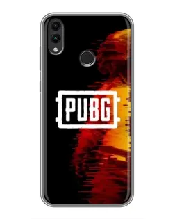 Чохол для Huawei Honor 8C з картинкою «Яскравий логотип PUBG»