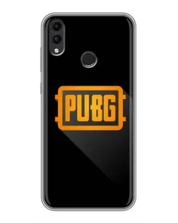 Чохол для Huawei Honor 8C з картинкою «PUBG — рамка лого»