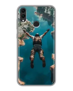 Чохол для Huawei Honor 8C з картинкою «PUBG — вільне падіння»