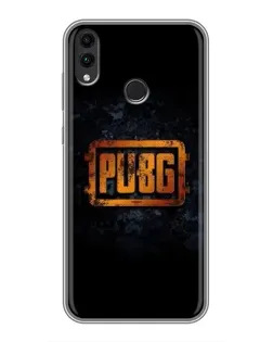Чохол для Huawei Honor 8C з картинкою «PUBG — золотий логотип»