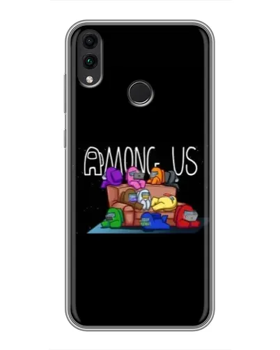 Чехол для Huawei Honor 8C с картинкой «Логотип Among Us» Чехол для Huawei Honor 8C с картинкой «Логотип Among Us»