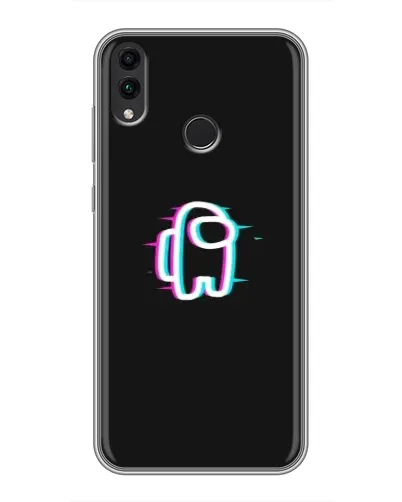 Чехол для Huawei Honor 8C с картинкой «Among Us неон» Чехол для Huawei Honor 8C с картинкой «Among Us неон»