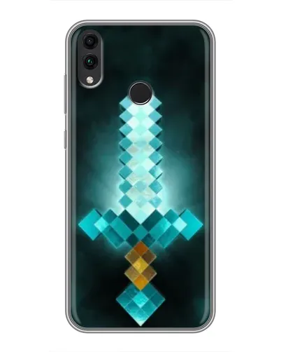 Чехол для Huawei Honor 8C с картинкой «Алмазный меч неон» Чехол для Huawei Honor 8C с картинкой «Алмазный меч неон»