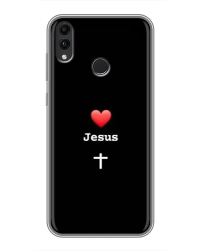 Чохол для Huawei Honor 8C з картинкою «Серце - Jesus» Чохол для Huawei Honor 8C з картинкою «Серце - Jesus»