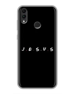 Чохол для Huawei Honor 8C з картинкою «Крапки віри J.E.S.U.S.»