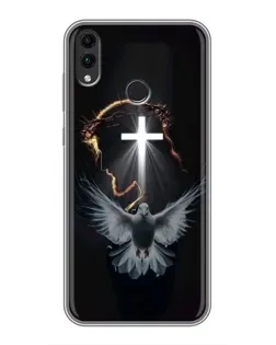Чохол для Huawei Honor 8C з картинкою «Голуб та Світло»