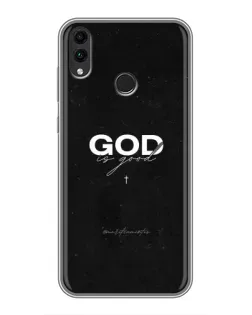 Чохол для Huawei Honor 8C з картинкою «GOD — Бог над усім»
