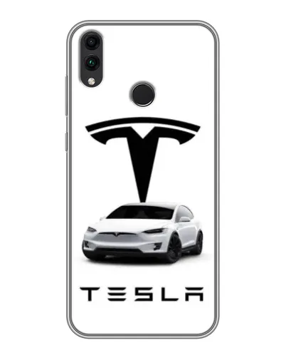 Чохол для Huawei Honor 8C з картинкою «Tesla White Style» Чохол для Huawei Honor 8C з картинкою «Tesla White Style»