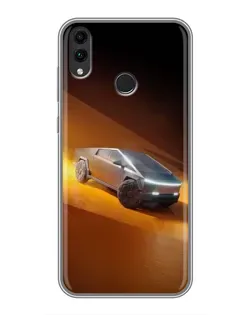 Чохол для Huawei Honor 8C з картинкою «Cybertruck у пустелі»