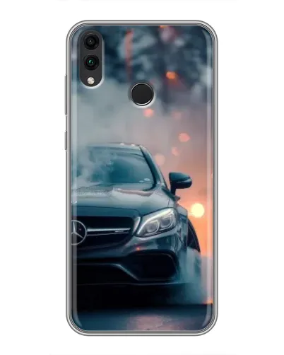 Чехол для Huawei Honor 8C с картинкой «Mercedes — ночной город» Чехол для Huawei Honor 8C с картинкой «Mercedes — ночной город»