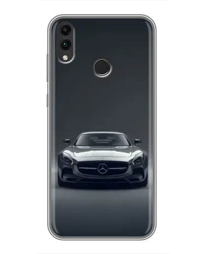 Чехол для Huawei Honor 8C с картинкой «Mercedes на черном» Чехол для Huawei Honor 8C с картинкой «Mercedes на черном»