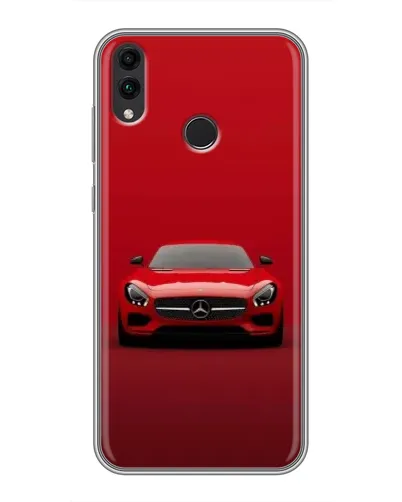 Чехол для Huawei Honor 8C с картинкой «Красный Mercedes AMG» Чехол для Huawei Honor 8C с картинкой «Красный Mercedes AMG»