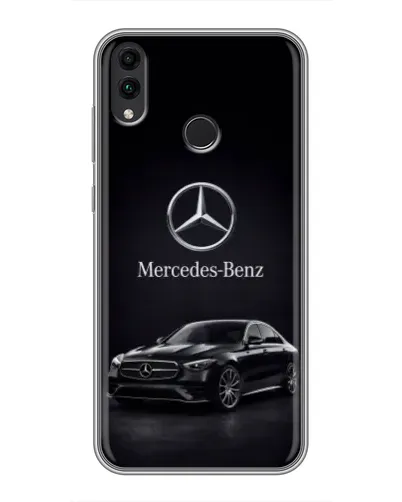 Чехол для Huawei Honor 8C с картинкой «Mercedes — решетка радиатора» Чехол для Huawei Honor 8C с картинкой «Mercedes — решетка радиатора»