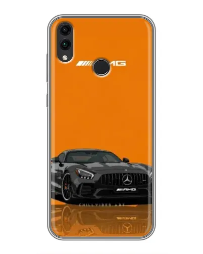 Чехол для Huawei Honor 8C с картинкой «Оранжевый Mercedes AMG» Чехол для Huawei Honor 8C с картинкой «Оранжевый Mercedes AMG»