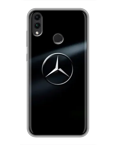 Чехол для Huawei Honor 8C с картинкой «Mercedes на металле» Чехол для Huawei Honor 8C с картинкой «Mercedes на металле»