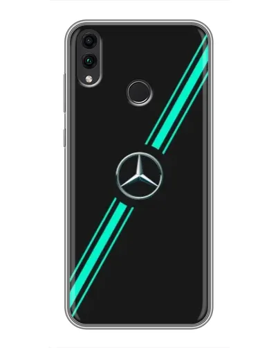 Чехол для Huawei Honor 8C с картинкой «Спортивные линии Mercedes» Чехол для Huawei Honor 8C с картинкой «Спортивные линии Mercedes»